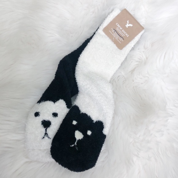 aerie Accessories - Aerie NWT Fuzzy Bear Socks